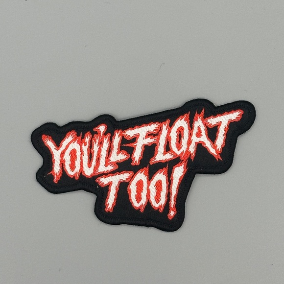 Lot of 2 3.5” sew-on patches IT ‘Youll Float Too’ BioWorld - Picture 3 of 5